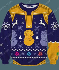 Marvel thanos mad titan full printing ugly christmas sweater 3