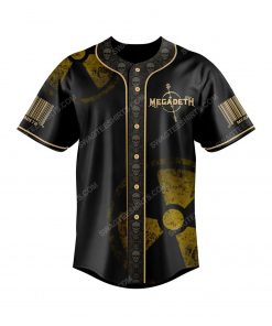 Megadeth american heavy metal band all over print baseball jersey 2