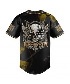 Megadeth american heavy metal band all over print baseball jersey 3 - Copy