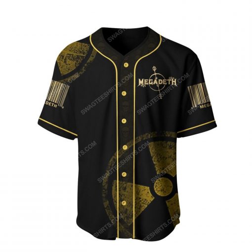 Megadeth american heavy metal band baseball jersey 2 - Copy