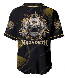 Megadeth american heavy metal band baseball jersey 3 - Copy