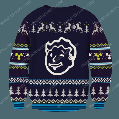 Merry christmas from vault tec dweller boy ugly christmas sweater 4
