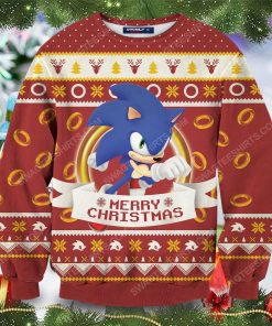 Merry christmas super sonic ugly christmas sweater 5