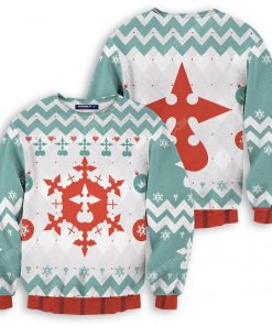 Merry xemnas full printing ugly christmas sweater 3