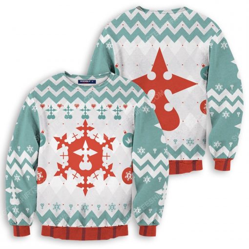 Merry xemnas full printing ugly christmas sweater 3