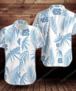 North carolina tar heels short sleeve hawaiian shirt 3