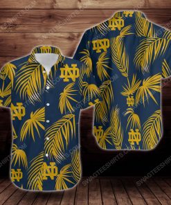 Notre dame fighting irish short sleeve hawaiian shirt 3