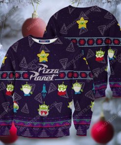 Pizza planet full print ugly christmas sweater 2