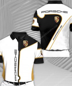 Porsche 911 sports car racing all over print polo shirt 1