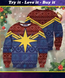 Protector of christmas skies full print ugly christmas sweater