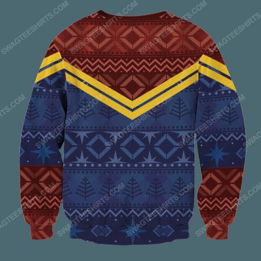 Protector of christmas skies full print ugly christmas sweater 4