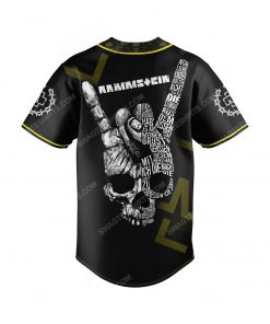 Rammstein metal rock band full print baseball jersey 3