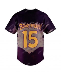 Scooby doo natural all over print baseball jersey 3