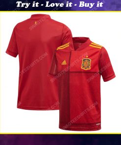 Spain national football team all over print football jersey