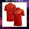 Spain national football team all over printed football jersey