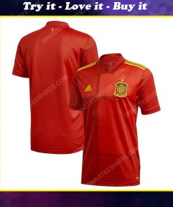 Spain national football team all over printed football jersey