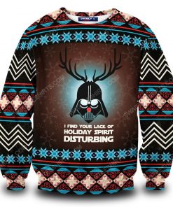 Star wars darth vader i find your lack of faith disturbing ugly christmas sweater 3