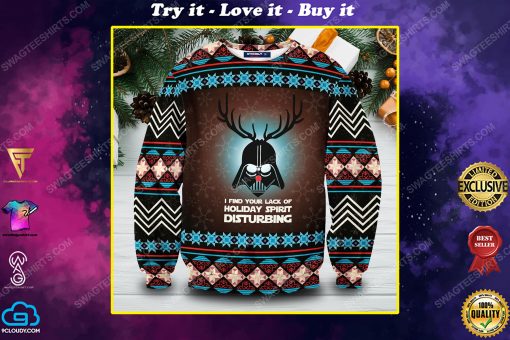 Star wars darth vader i find your lack of faith disturbing ugly christmas sweater