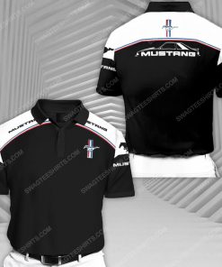 The ford mustang sports car all over print polo shirt 1