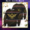The legend of zelda christmas time full print ugly christmas sweater