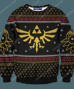 The legend of zelda christmas time full print ugly christmas sweater 3
