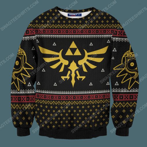 The legend of zelda christmas time full print ugly christmas sweater 3
