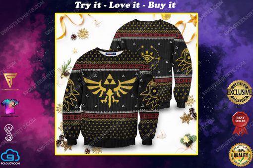 The legend of zelda christmas time full print ugly christmas sweater