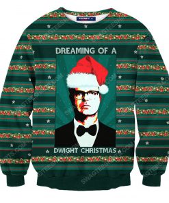 The office dreaming of a dwight christmas ugly christmas sweater 3