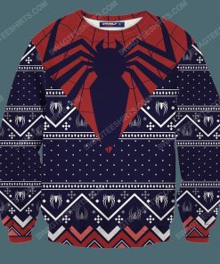 The spider man full printing ugly christmas sweater 3