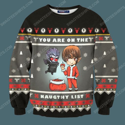 Thunder God full printing ugly christmas sweater 3