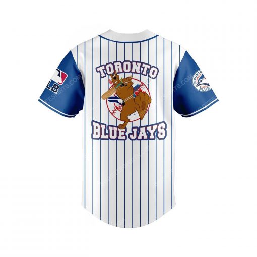 Toronto blue jays and scooby doo all over print baseball jersey 3