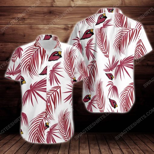 Tropical arizona cardinals short sleeve hawaiian shirt 2 - Copy