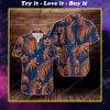 Tropical auburn tigers short sleeve hawaiian shirt