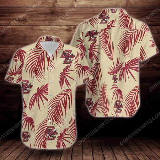 Tropical boston college eagles short sleeve hawaiian shirt 2