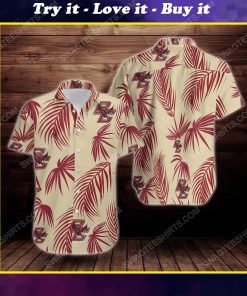 Tropical boston college eagles short sleeve hawaiian shirt