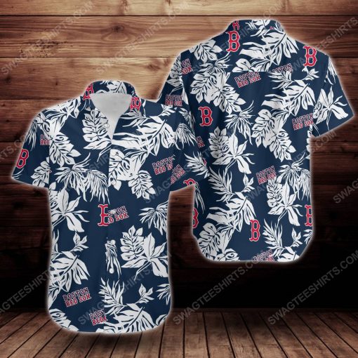 Tropical boston red sox short sleeve hawaiian shirt 3 - Copy