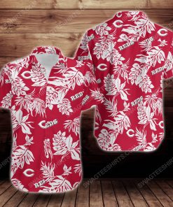 Tropical summer cincinnati reds short sleeve hawaiian shirt 3