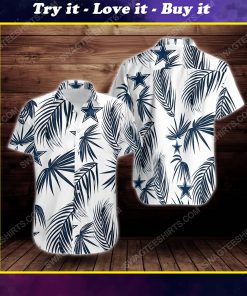 Tropical summer dallas cowboys short sleeve hawaiian shirt