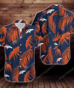 Tropical summer denver broncos short sleeve hawaiian shirt 2
