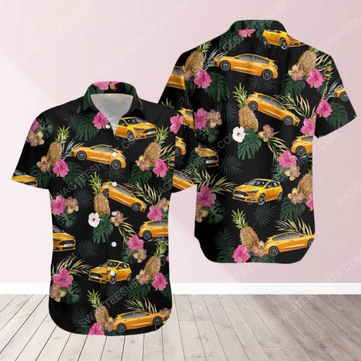 Tropical summer ford car short sleeve hawaiian shirt 2