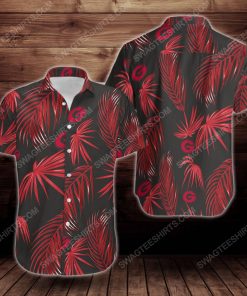Tropical summer georgia bulldogs short sleeve hawaiian shirt 3