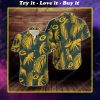 Tropical summer green bay packers short sleeve hawaiian shirt