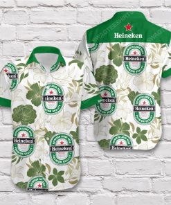 Tropical summer heineken beer short sleeve hawaiian shirt 2 - Copy