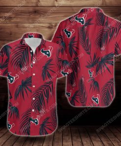 Tropical summer houston texans short sleeve hawaiian shirt 3