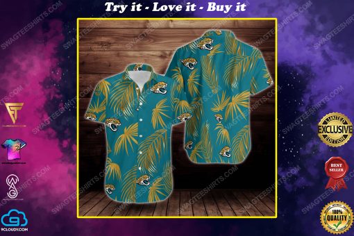 Tropical summer jacksonville jaguars short sleeve hawaiian shirt