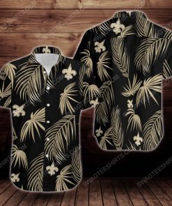 Tropical summer new orleans saints short sleeve hawaiian shirt 3