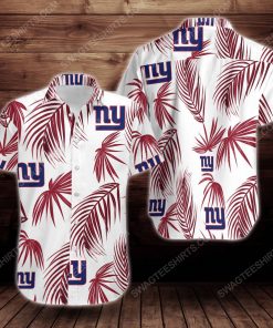 Tropical summer new york giants short sleeve hawaiian shirt 3