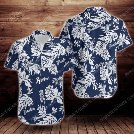 Tropical summer new york yankees short sleeve hawaiian shirt 3 - Copy
