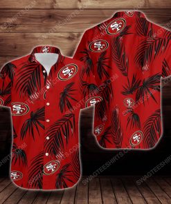Tropical summer san francisco 49ers short sleeve hawaiian shirt 2