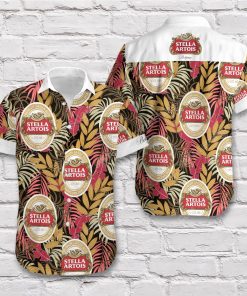 Tropical summer stella artois beer short sleeve hawaiian shirt 2 - Copy